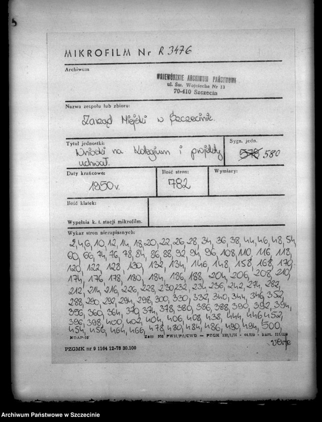 image.from.unit.number "Protokoły posiedzeń Kolegium i projekty uchwał Zarządu Miejskiego  m-c kwiecień-grudzień"