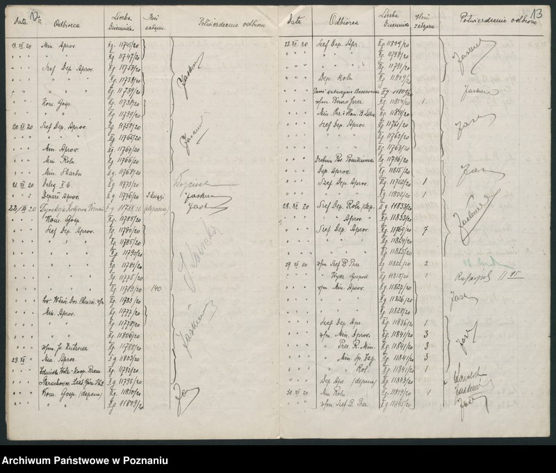 Obraz 10 z jednostki "[Kwitariusze pism]"