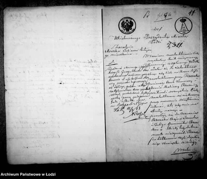 Obraz 12 z jednostki "Akta tyczące się podatku koszernego"