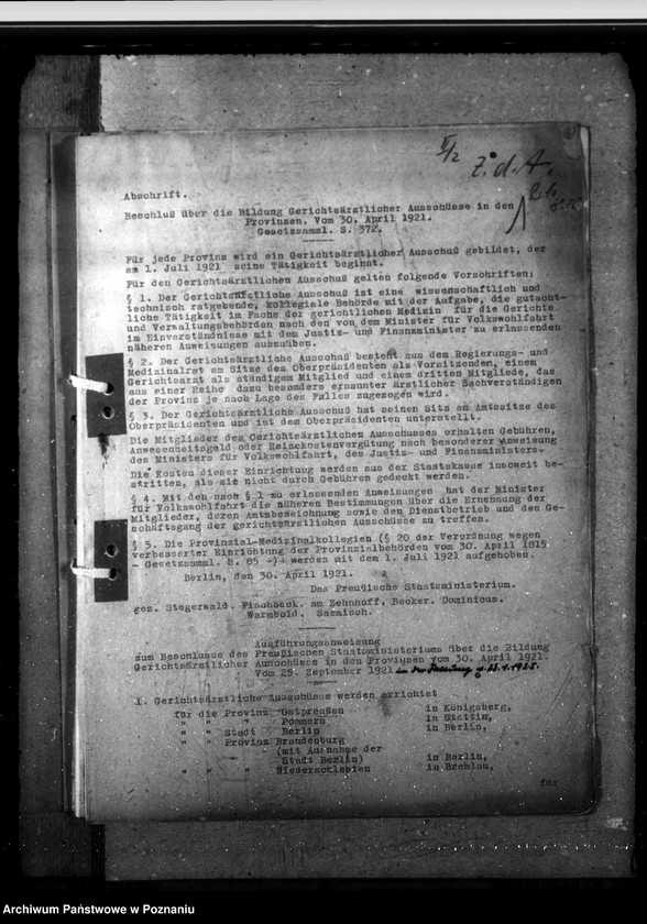 Obraz 5 z jednostki "Gerichtsärztlicher Ausschuss für Reichsgau Wartheland"