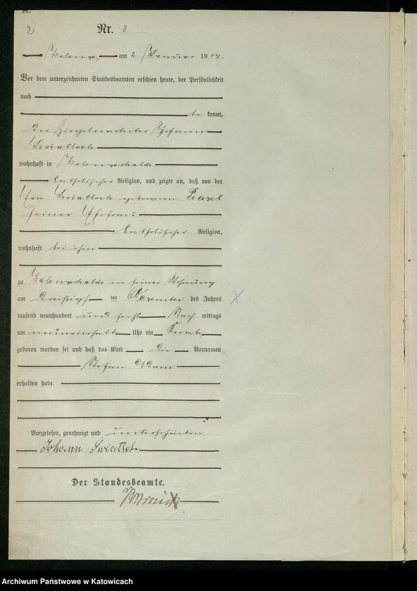 image.from.unit.number "Księga urodzeń, tom 1, nr 1-560"