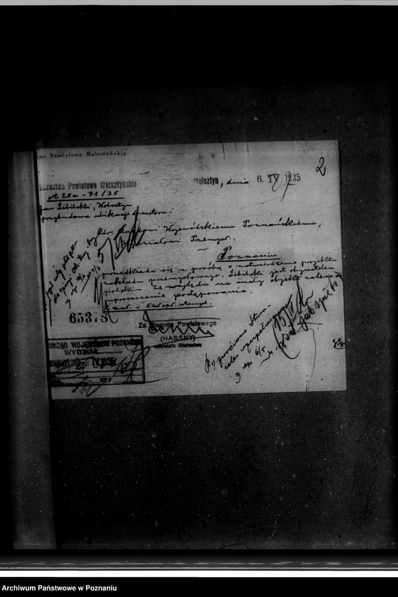 Obraz 6 z jednostki "Zatwierdzenie zakładu przemysłowego /młyna/ Jana Sibilskiego w Wolsztynie"