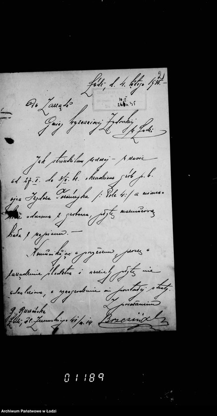 Obraz 6 z jednostki "Sprawy komisji pogrzebowej"