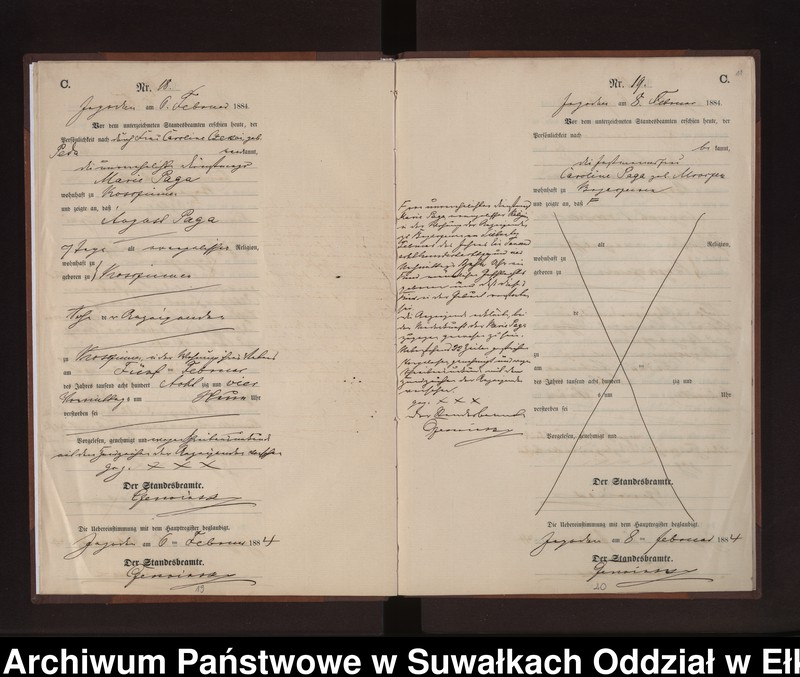 image.from.unit.number "Sterbe-Neben-Register des Preussischen Standes-Amtes Rydzewen Kreis Loetzen"