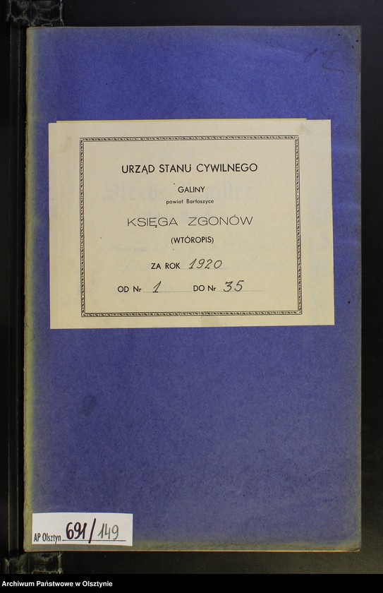 image.from.unit.number "Sterbe-Neben-Register Nr 1 - 35 [ Księga zgonów - wtóropis ]"