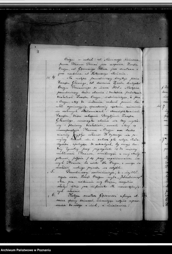 Obraz 8 z jednostki "Protokoły zebrań Zarządu Okręgu Poznańskiego"
