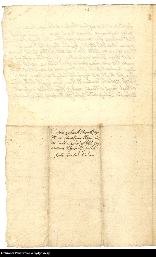 image.from.unit.number "[Dekret królewski dot. sporu miasta Łasina ze starostami z powodu nadmiernych ciężarów]"