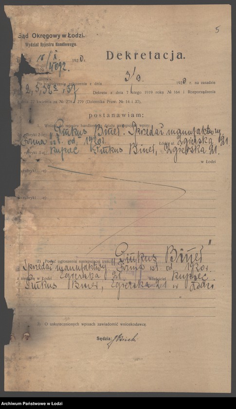 Obraz 7 z jednostki "Pinkus Biner- sprzedaż manufaktury"