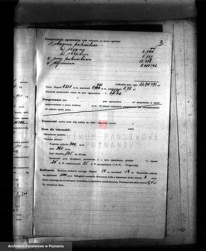 Obraz 7 z jednostki "Firma W. St. Radomski Pleszew nr fabr kotła 588, nr woj. kotła 4593"