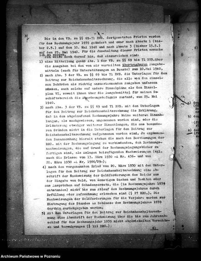 Obraz 11 z jednostki "Jahresabschluss 1940. Reichswirtschaftsverwaltung"