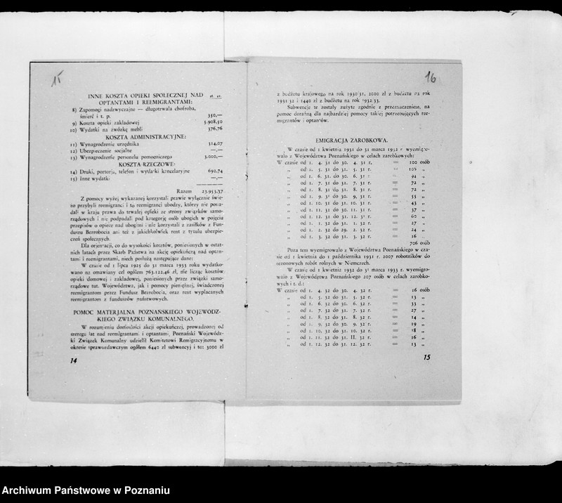 Obraz 14 z jednostki "Komitet Reemigracyjny w Poznaniu"