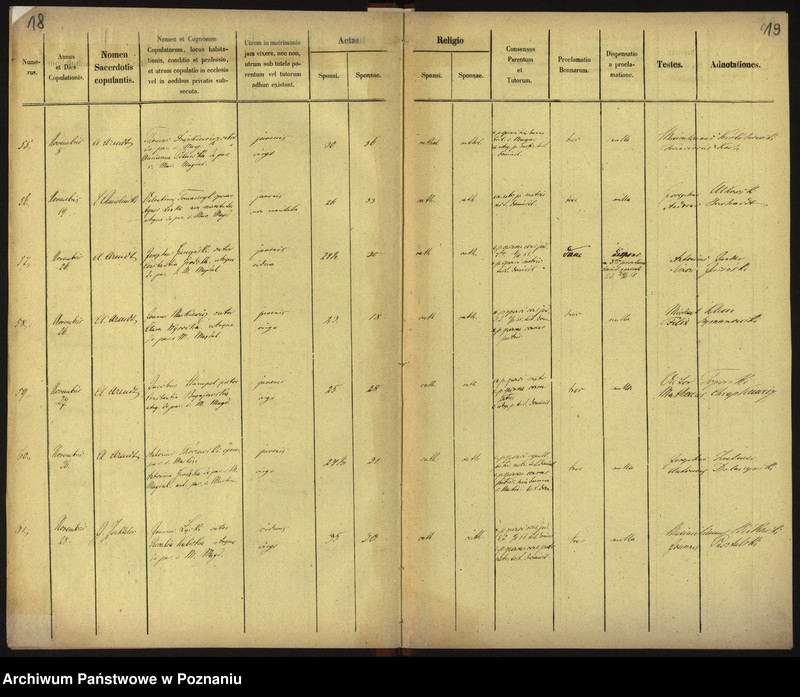 Obraz 12 z jednostki "Księga małżeństw"