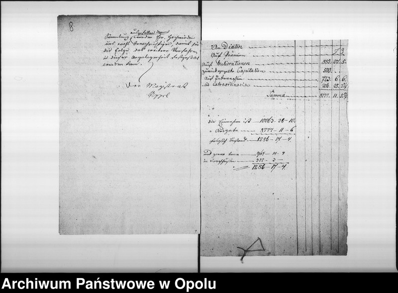 Obraz 9 z jednostki "Acta von Abstellung der Neujahrs - Umgänge der hiesigen katholischen Geistlichkeit Vol. I de anno 1821"
