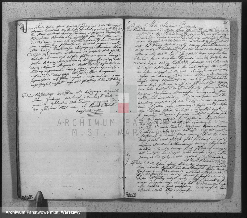 Obraz 20 z jednostki "Akta urodzeń, małżeństw, zgonów"