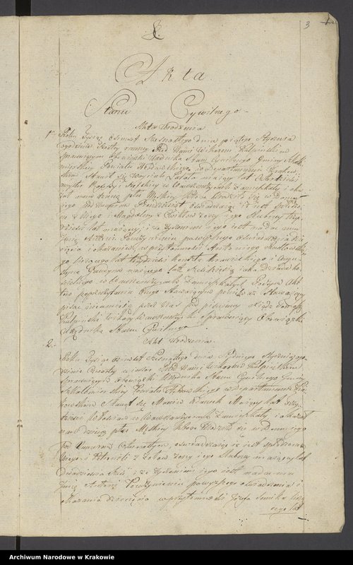 image.from.unit.number "Księga Aktów Stanu Cywilnego parafii Wawrzeńczyce, powiatu hebdowskiego, gminy szkalmbierskiej, departamentu krakowskiego, na rok 1816."