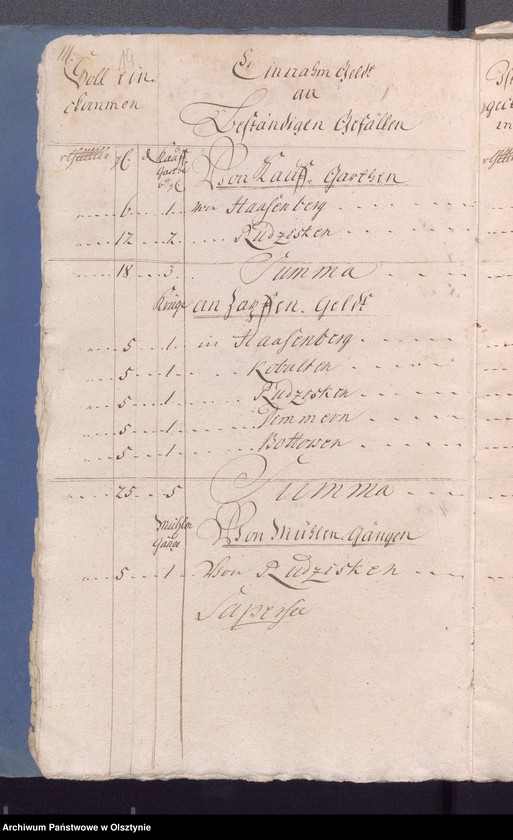 image.from.unit.number "Kobultische Kirche-aller Einnahme und Ausgabe-wie auch Bau-Rechning"