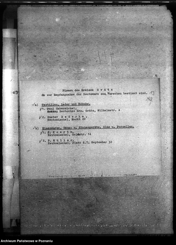 Obraz 17 z jednostki "Łupy wojenne zdobyte podczas powstania warszawskiego - Aktion Warschau. Hauptakten II."