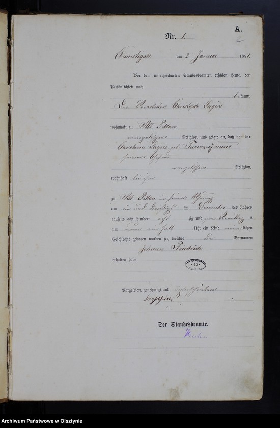 image.from.unit.number "Geburts-Haupt-Register Nr 1 - 148"