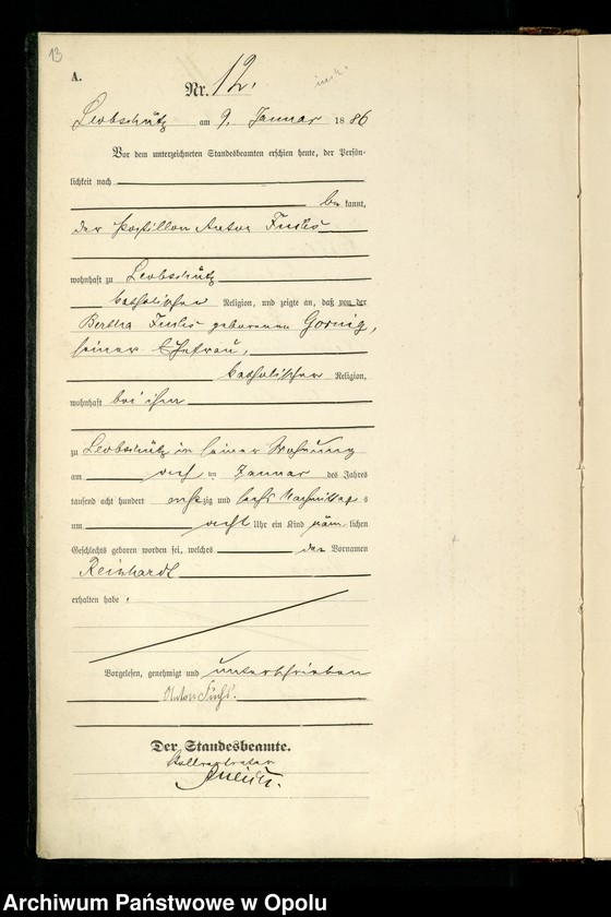 image.from.unit.number "Geburts-Register (Haupt-Register) 1886 (Głubczyce)"