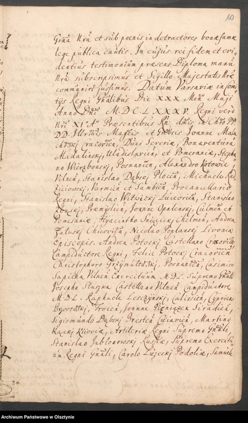 image.from.unit.number "V. [von] Lauson [Johannes Jacobus de Lauson - indygenat]"