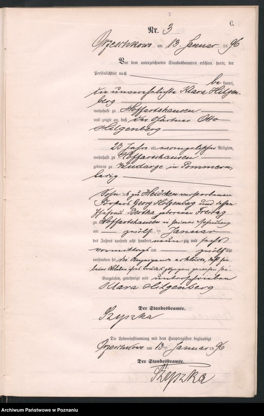 Obraz 6 z jednostki "Księga zgonów"