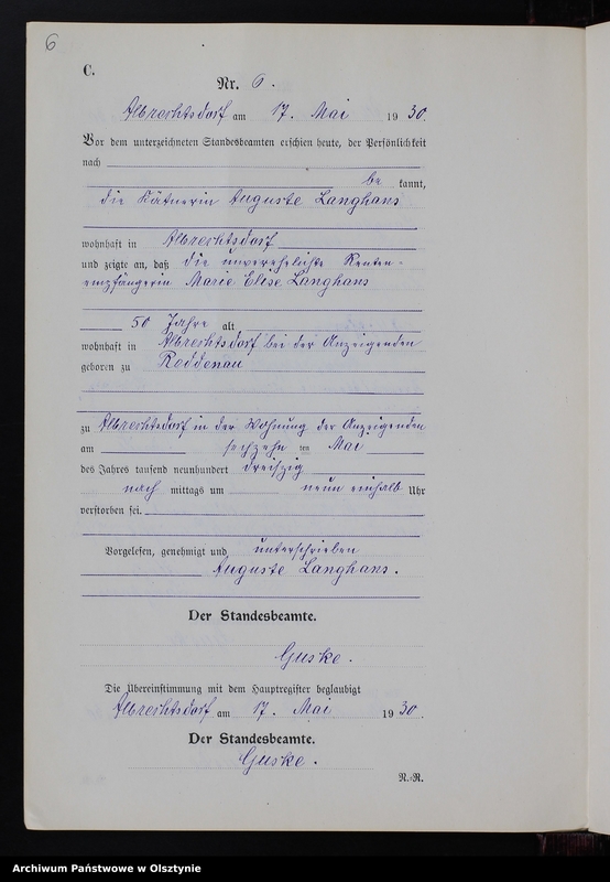 image.from.unit.number "Sterbe-Neben-Register Nr 1 - 14 [ Księga zgonów - wtóropis ]"