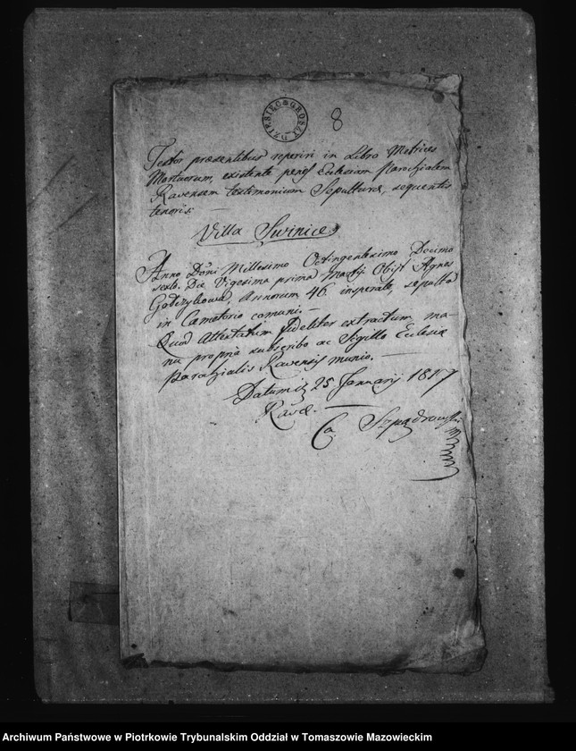 Obraz 12 z jednostki "[Dowody do akt małżeństw]"