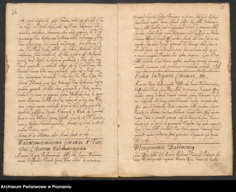 Obraz 16 z jednostki "Protocolon actorum officii consularis Posnaniensis."