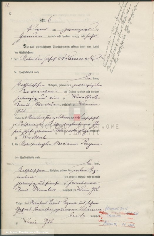image.from.unit.number "Księga małżeństw"