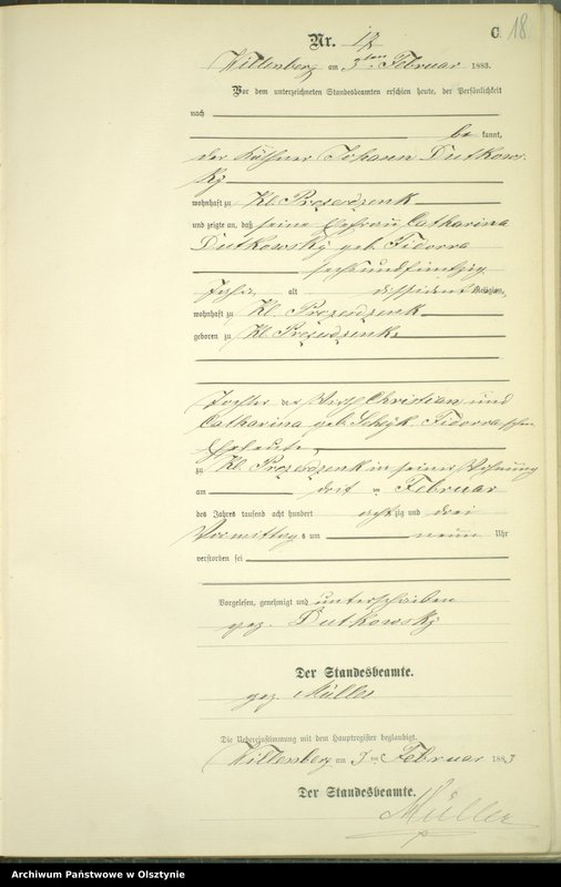 image.from.unit.number "Sterbe-Neben-Register Nr 1 - 161"