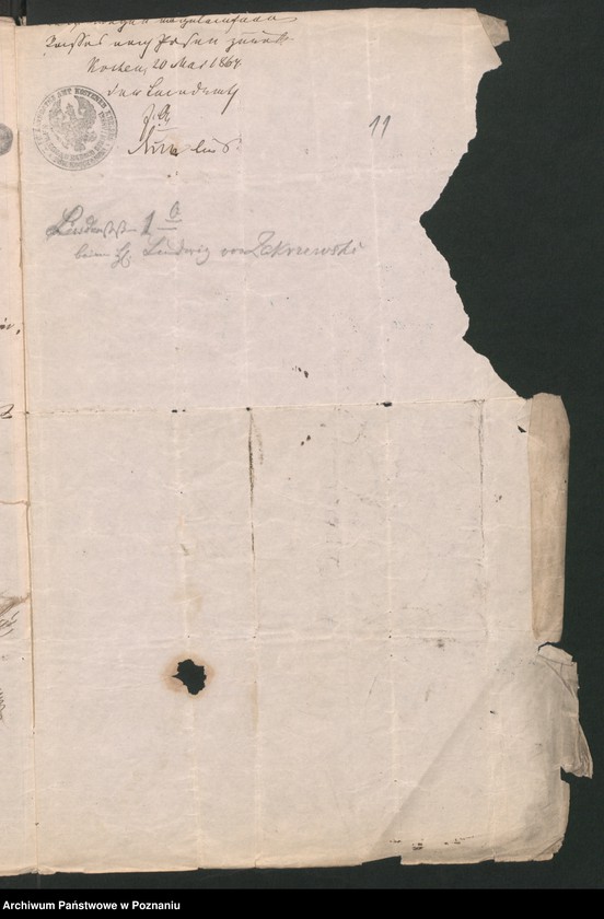 Obraz 17 z jednostki "A. betr. den Gutsbesitzer Konstantin von Zakrzewski von Tursko, Kreis Pleschew"