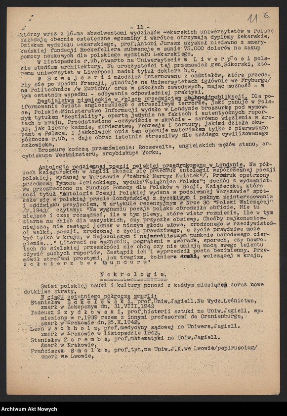 image.from.unit.number "Przegląd Spraw Kultury, Wydawca: Konfederacja Narodu, Warszawa, II-XI.1943 r."