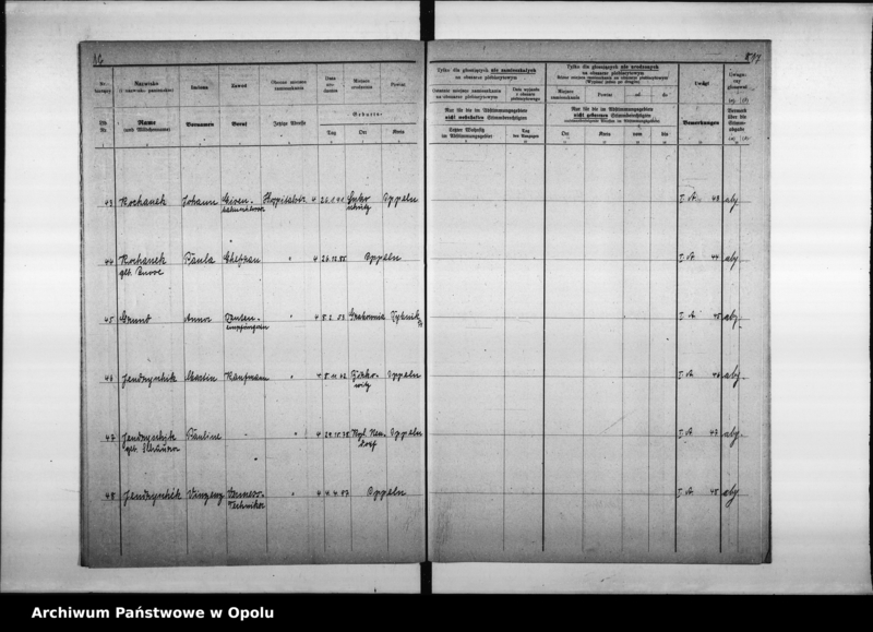 Obraz 13 z jednostki "33. Wahlbezirk Wahllokal: Schule II Nikolaistr[asse] 32"