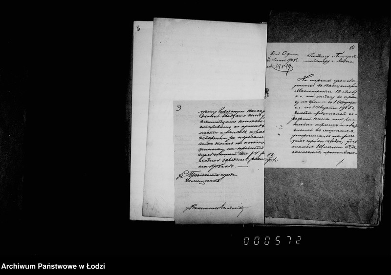 Obraz 11 z jednostki "Ob otdače v arendu dochoda ot vyvešivanija afiš i objavlenji na vremja s 1 avgusta 1904 g. po 1 avgusta 1905 g."