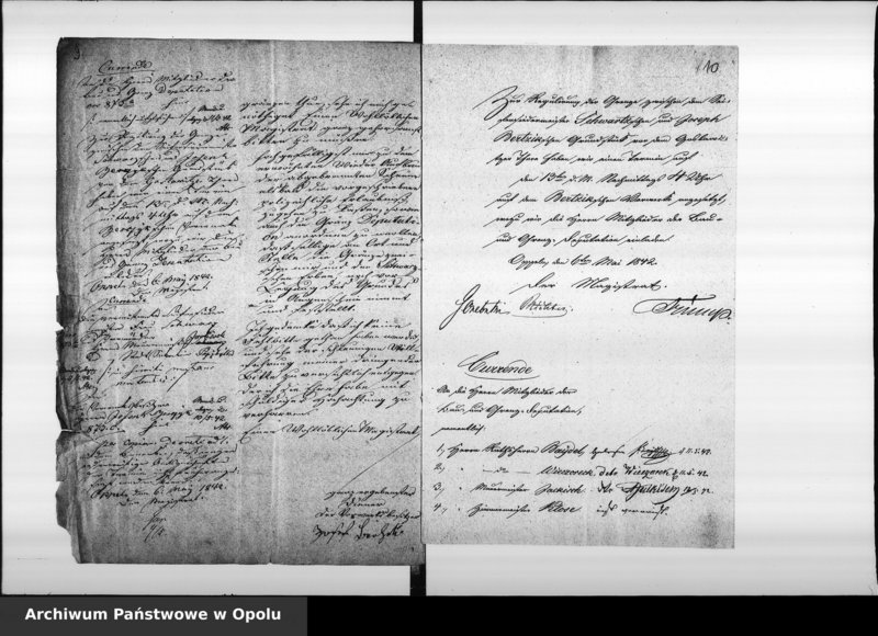 Obraz 11 z jednostki "Acta des Magistrats zu Oppeln betreffend die Untersuchung der Grenzstreitigkeiten durch die Grenz - Deputation. De Anno 1841. Vol. V"