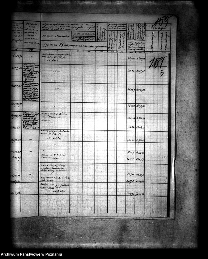 Obraz 7 z jednostki "/Wykaz stanu posiadania uczestników scalania wsi Morzysław powiatu konińskiego i rejestr pomiarowy"