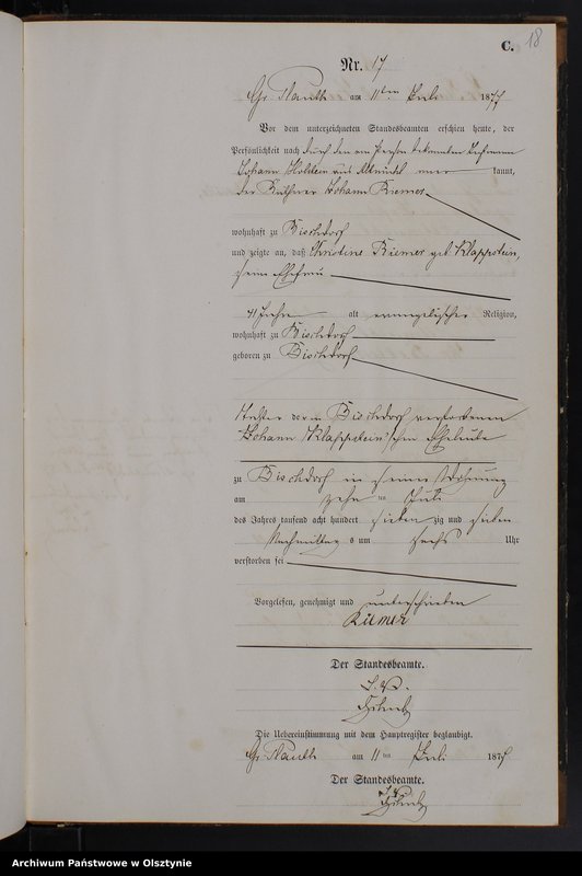 image.from.unit.number "Sterbe-Neben-Register Nr 1 - 44"