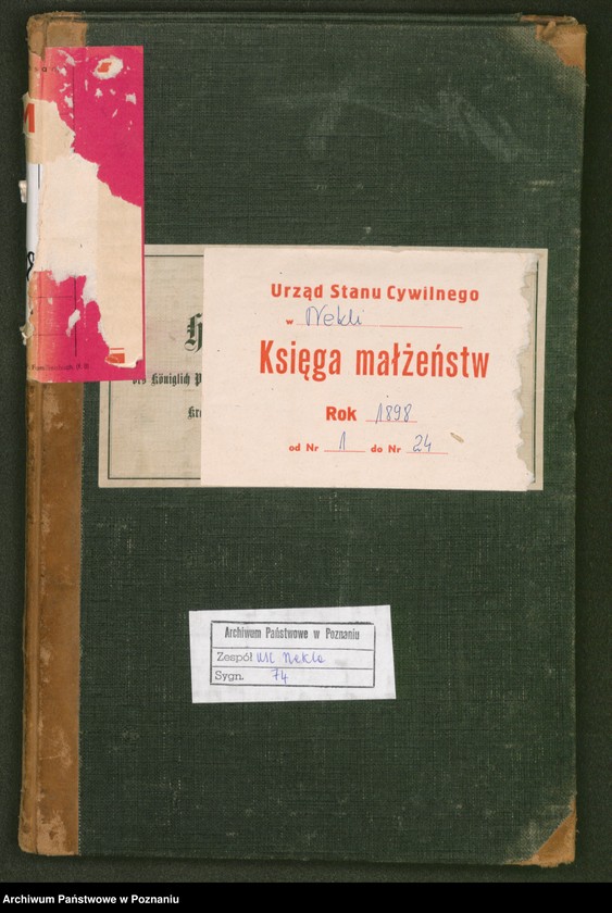 Obraz 2 z jednostki "Księga małżeństw"
