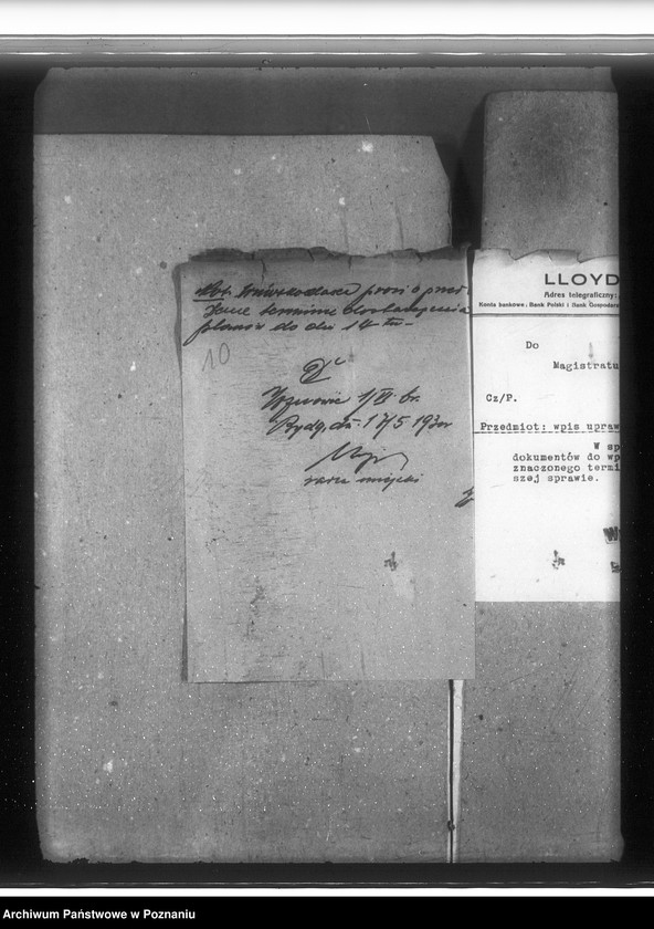 Obraz 14 z jednostki "/Uprawnienia wodne firmy Lloyd Bydgoski, Spółka Akcyjna Bydgoszcz ul. Grodzka 28/29/"