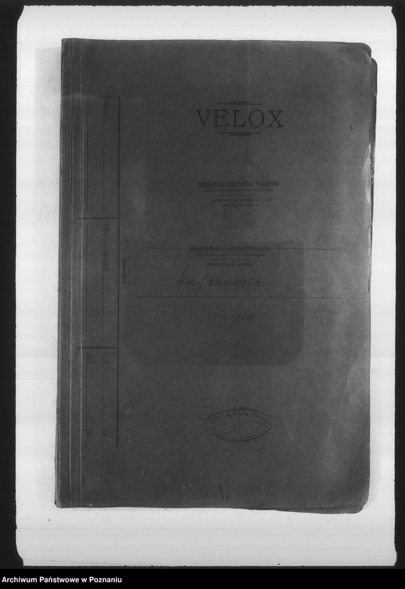 Obraz 4 z jednostki "Zweigstelle Litzmannstadt (Łódź) Aufnahmen"