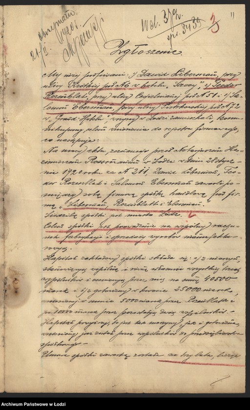 Obraz 13 z jednostki "Dawid Liberman, Teodor Rozenblat i Salomon Ebersman – fabrykacja i sprzedaż wyrobów manufakturowych"