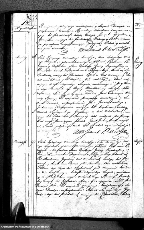 image.from.unit.number "Akta Urodzonychych Gminy Kopciowskiey od 1 Maia 1810 R."