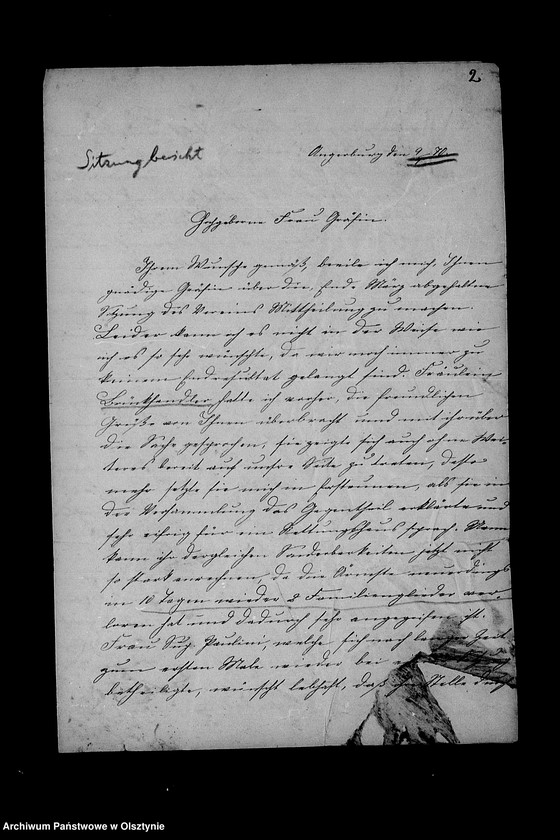 image.from.unit.number "/Briefe an die Gräfin Anna Lehndorff- Steinort das Siechenhaus in Angerburg betreffend/"