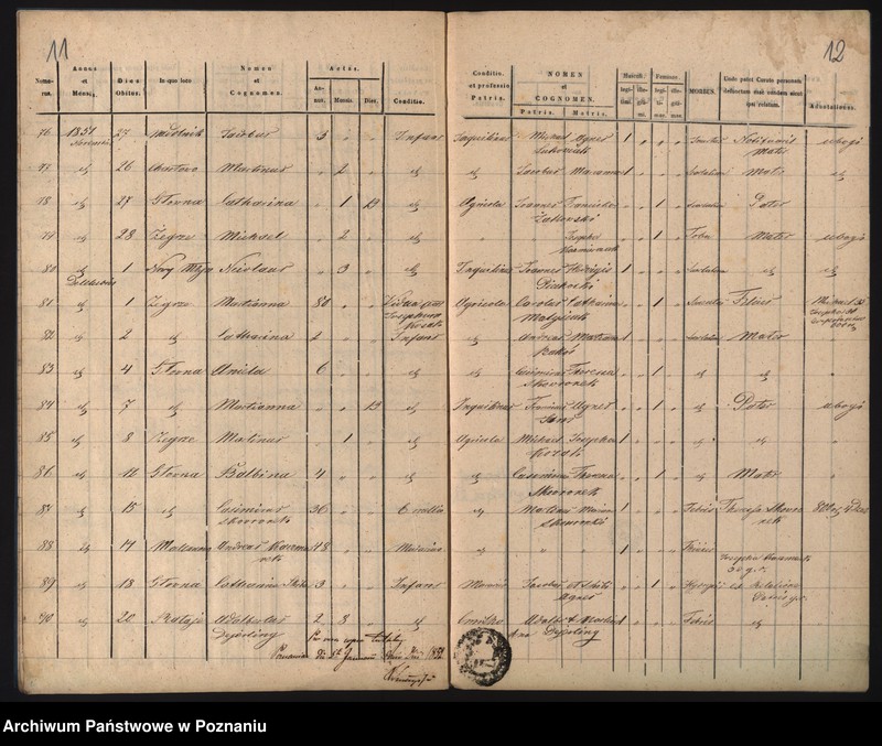 Obraz 9 z jednostki "Księga zgonów"