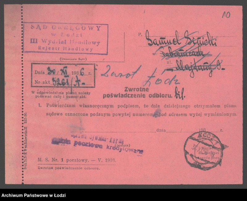 Obraz 12 z jednostki "Samuel Sinicki- sprzedaż opałowego drzewa i farbiarnia"