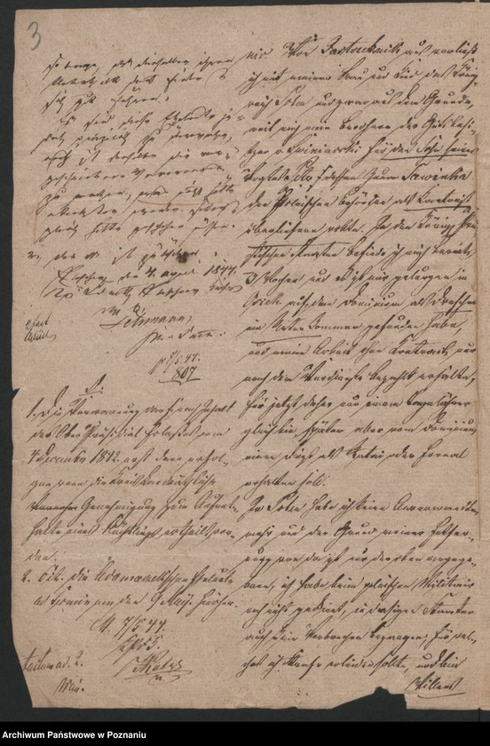 Obraz 5 z jednostki "A. betr. Personalia der polnischen Überläufer Franz und Sofia Adamczak /al. Gościniak, Adamiak/"