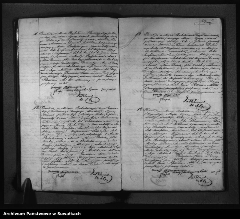 image.from.unit.number "Duplikat Akt Urodzonych, Zaślubionych i Umarłych Urzędnika Stanu Cywilnego Wyznania Mojżeszowego Okręgu Bakałarzewskiego za rok 1856"