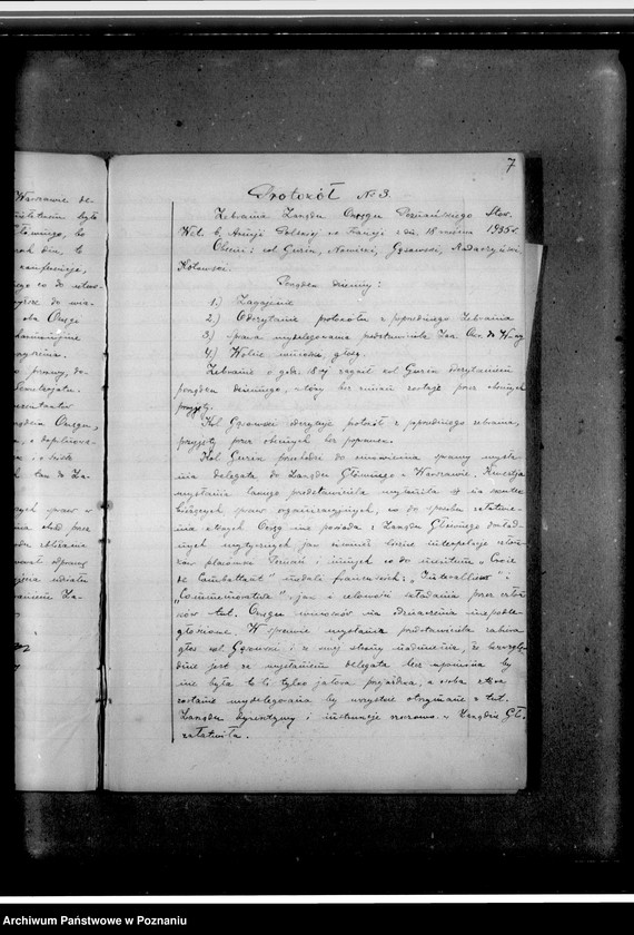 Obraz 11 z jednostki "Protokoły zebrań Zarządu Okręgu Poznańskiego"