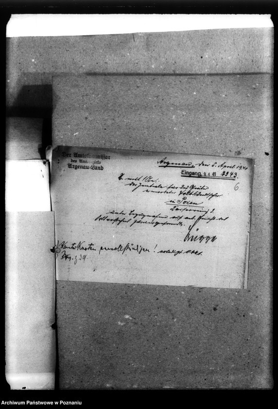 Obraz 10 z jednostki "Korespondencja w sprawie miejscowych Niemców, którzy zginęli w 1939 roku A - Z"