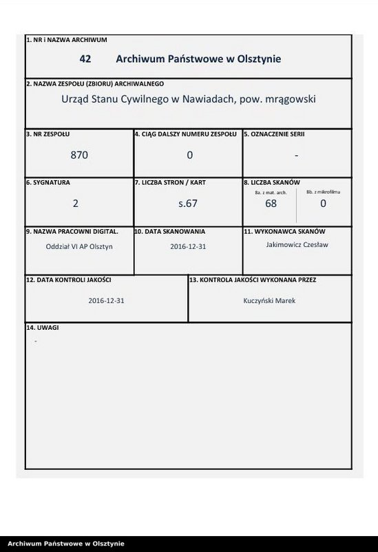 image.from.unit.number "Heiraths-Haupt-Register Nr 1 - 33"